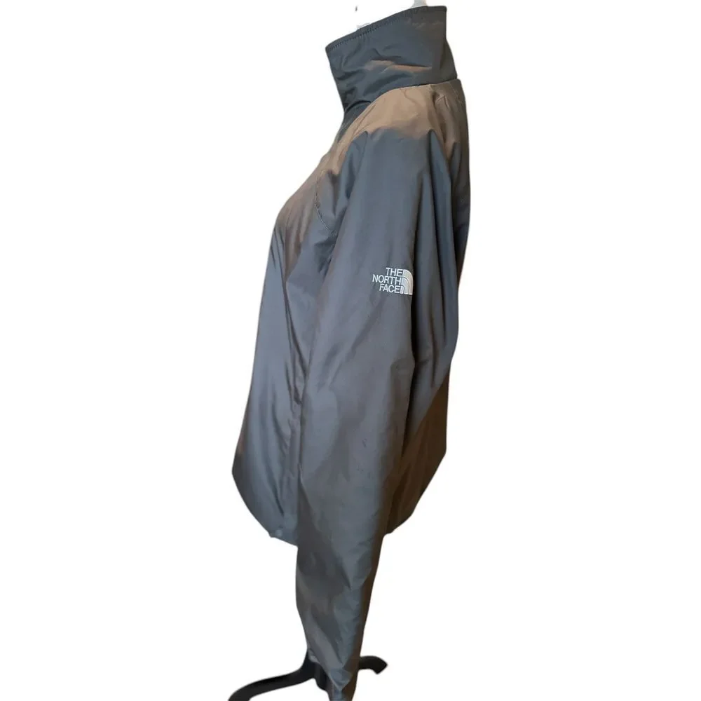 The‎ North Face Men's Sherpa Lined Windbreaker Full Zip Gray Outdoor Shell Men L